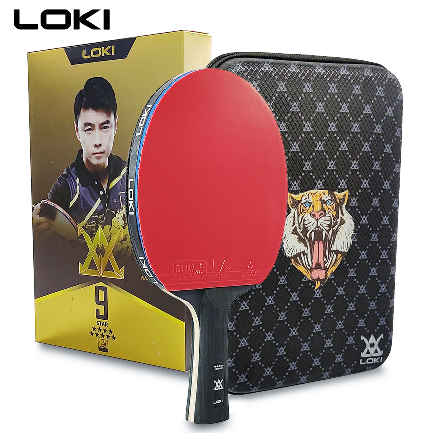 Table Tennis Eleven - LOKI raket tenis meja 9 Star,