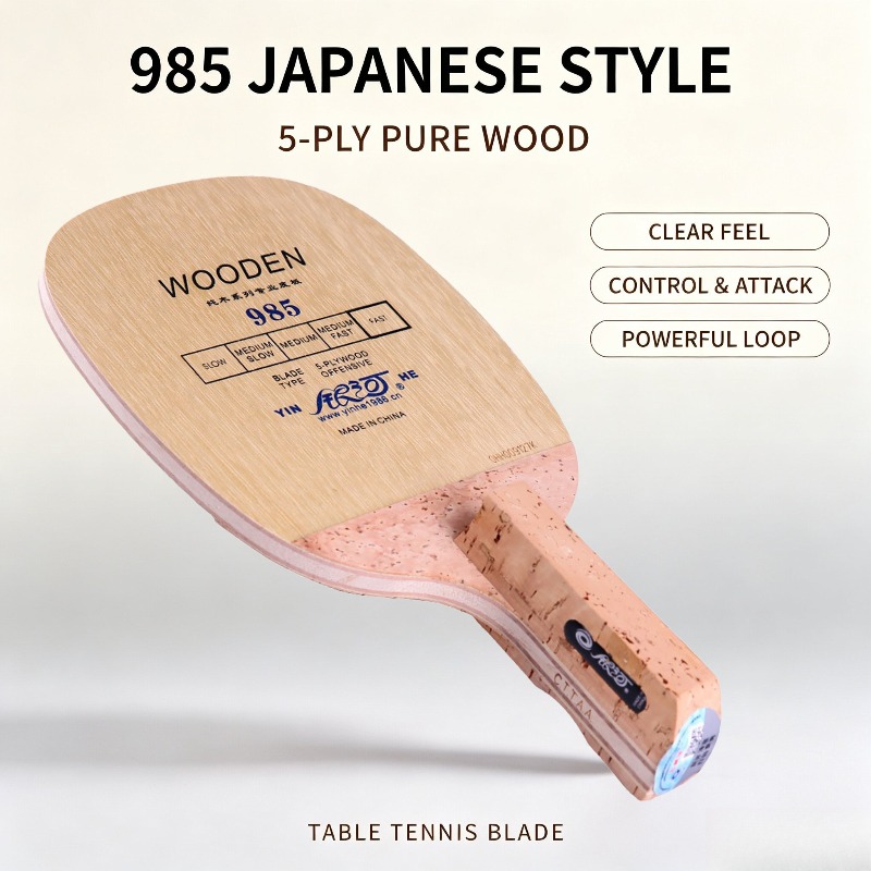 Table Tennis Usa - YINHE 985 Blade Tenis Meja Penhold