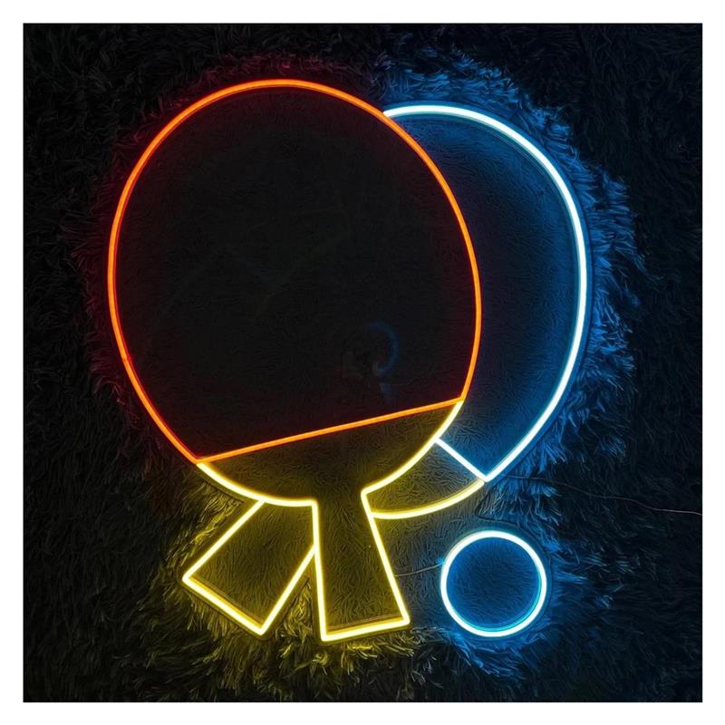 Hall Table Tennis - Tanda Neon LED Ping Pong Paddle,