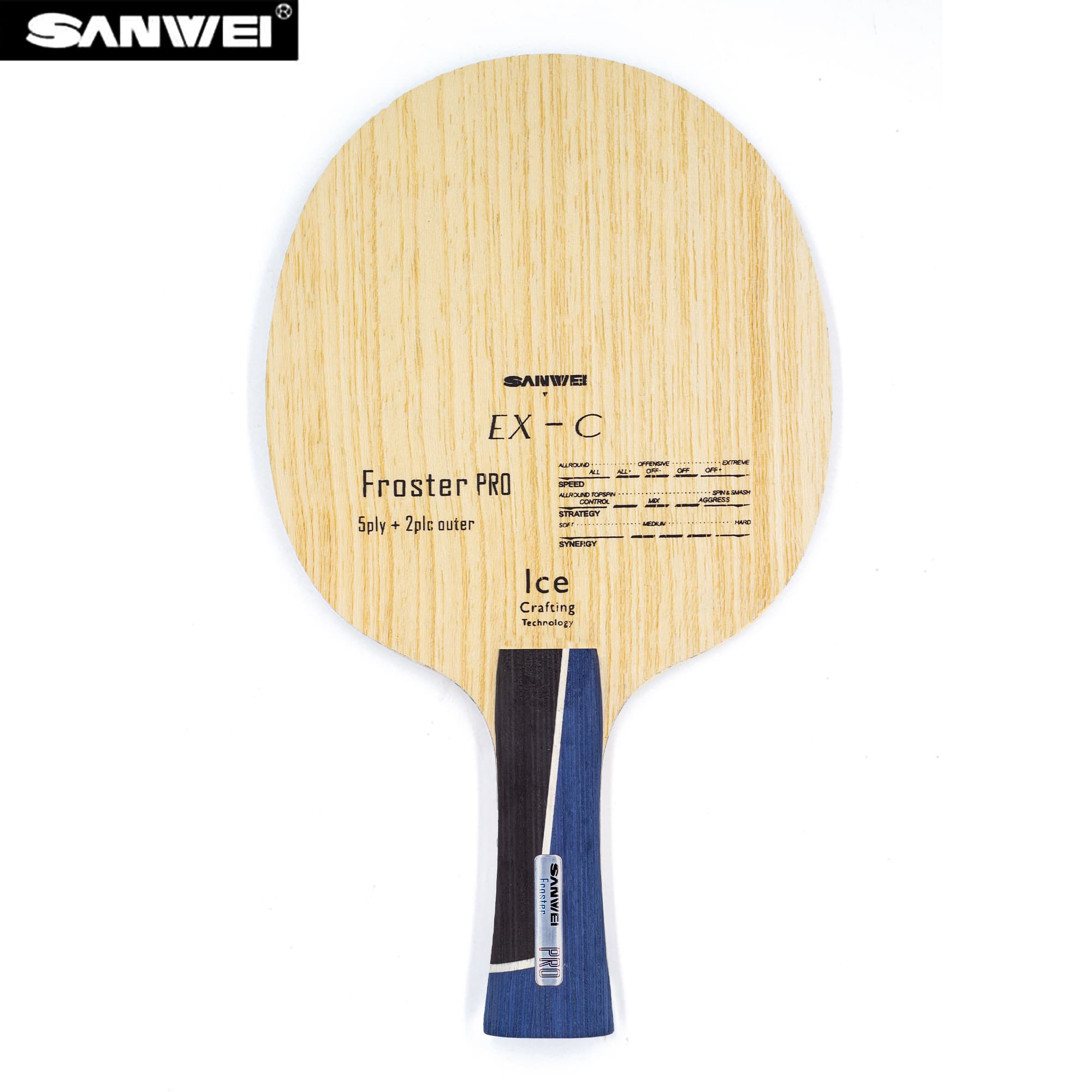 Table Tennis Usa - SANWEI ALC Raket Tenis Meja Froster