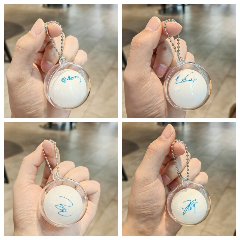 Table Tennis Keychain - Gantungan Kunci Bola Tenis Meja Mini