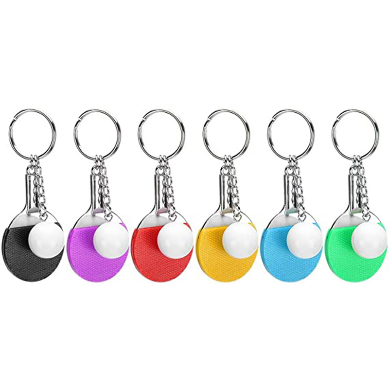 Table Tennis Keychain - 1 Buah Gantungan Kunci Raket Tenis