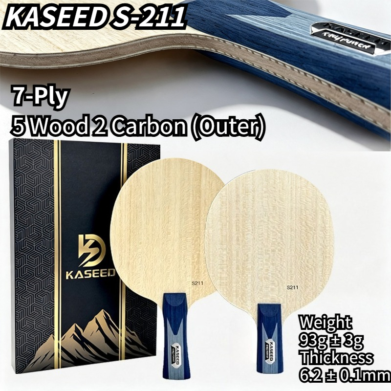 Stiga Carbon Blade - KASEED S211 King Power 7-Ply Outer
