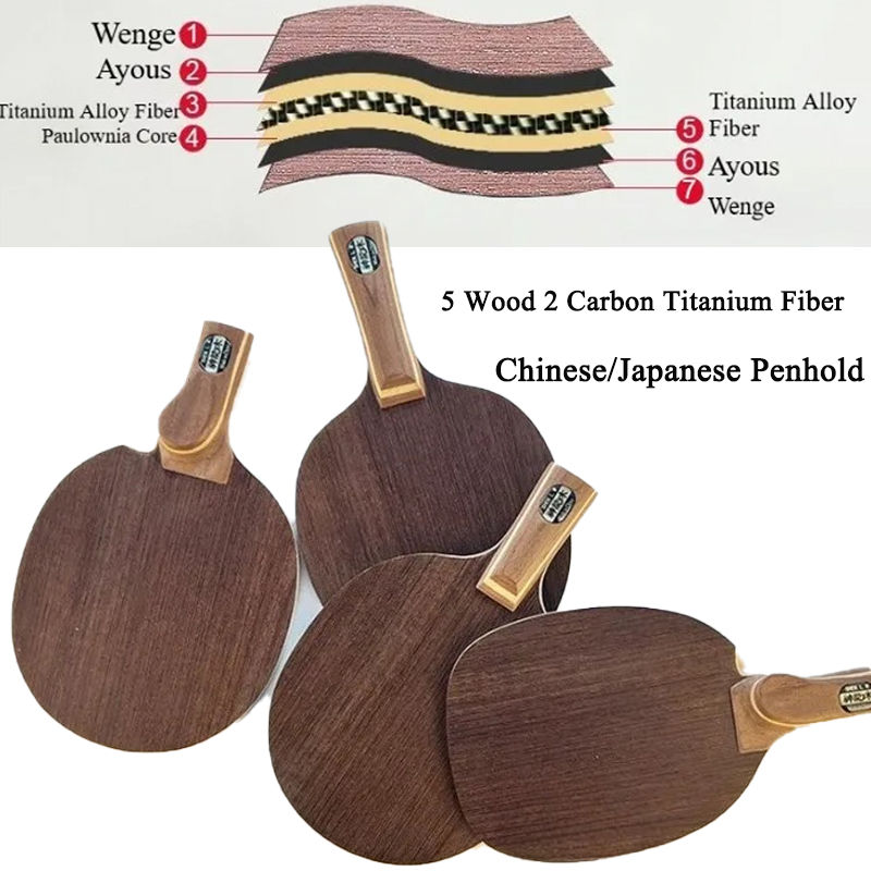 Table Tennis Blades - Raket Tenis Meja Profesional Model Penhold