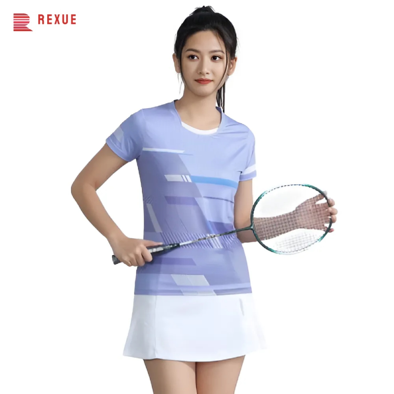 Table Tennis Jersey - Kemeja Badminton tenis meja wanita, kaos