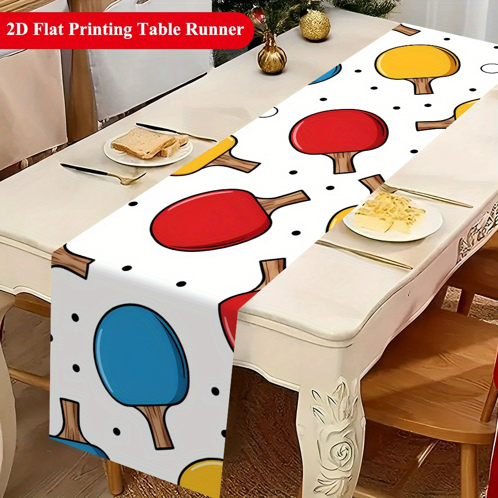 Table Tennis News Today - Taplak Meja Tenis Meja Motif Ping