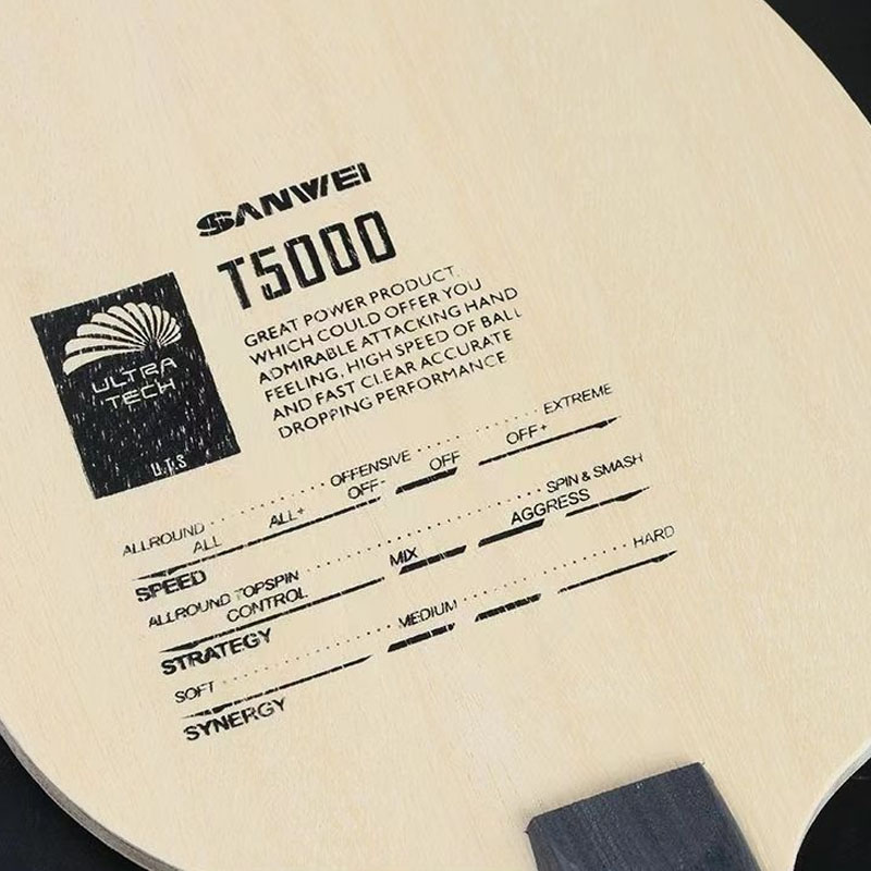 Table Tennis Eleven - Pisau Tenis Meja Sanwei T5000 Asli