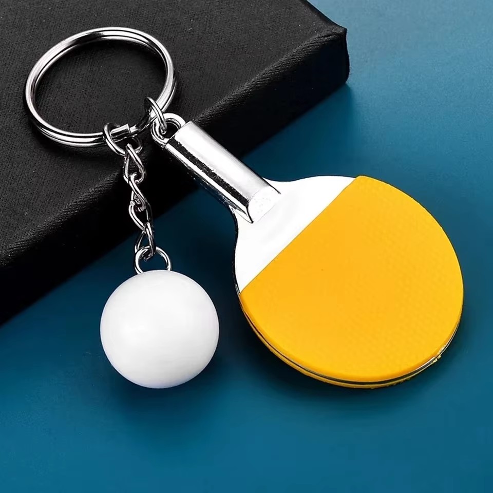 Gantungan Kunci Raket Tenis Me - Table Tennis Keychain ulasan dan harga