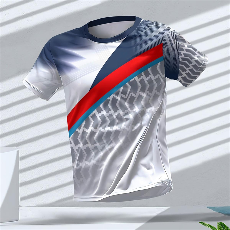 Kaos Olahraga Cetak 3D Grafis  - Table Tennis Jersey ulasan dan harga