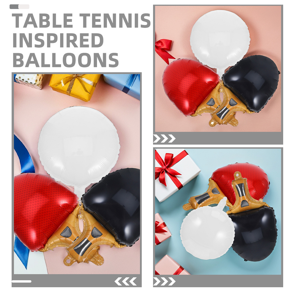 9pcs Dekorasi Meja Tema Olahra - Table Tennis Ball ulasan dan harga