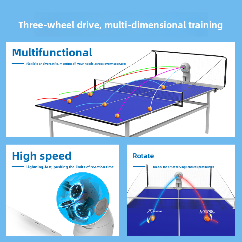 Mesin servis tenis meja Dora,  - Table Tennis Trainer ulasan dan harga