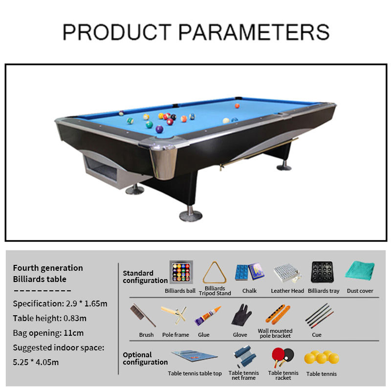 Meja Biliar Modern 9 Kaki Stok - Table Tennis Ball ulasan dan harga