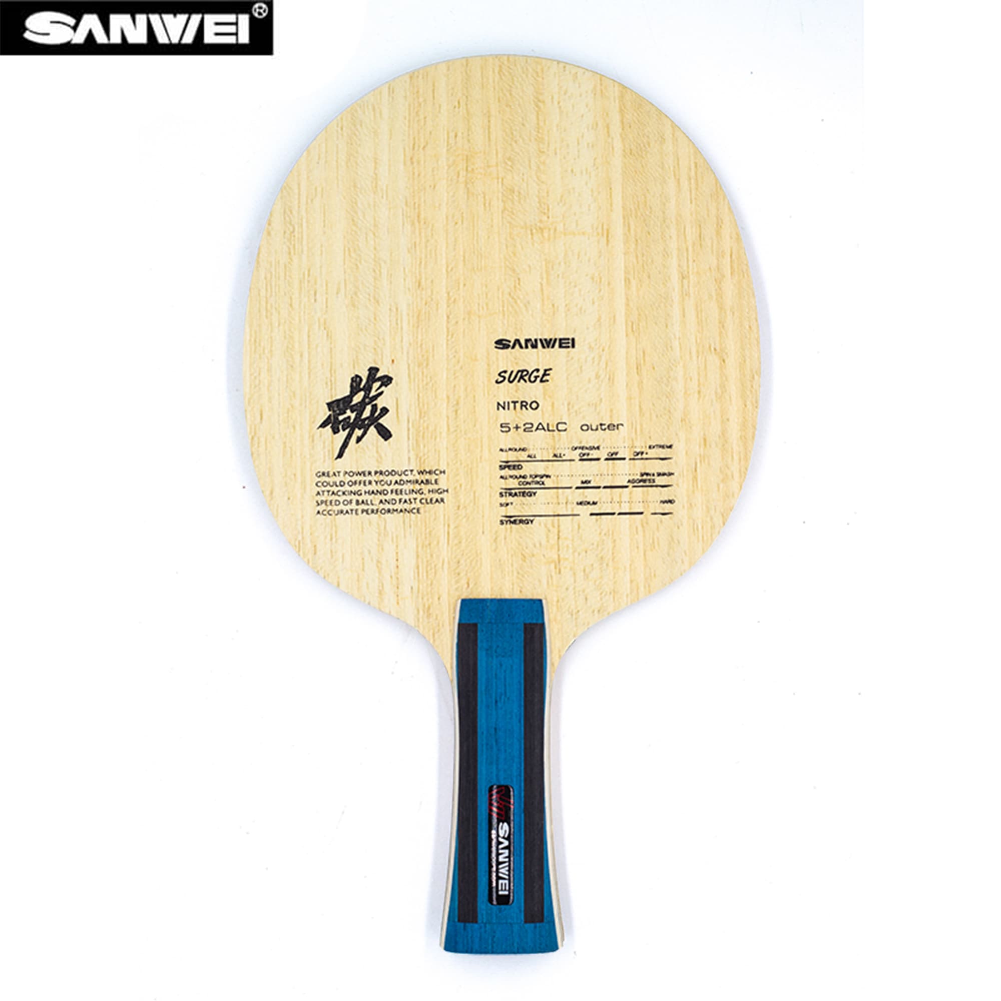 Blade Tenis Meja SANWEI Nitro  - Stiga Carbon Blade ulasan dan harga