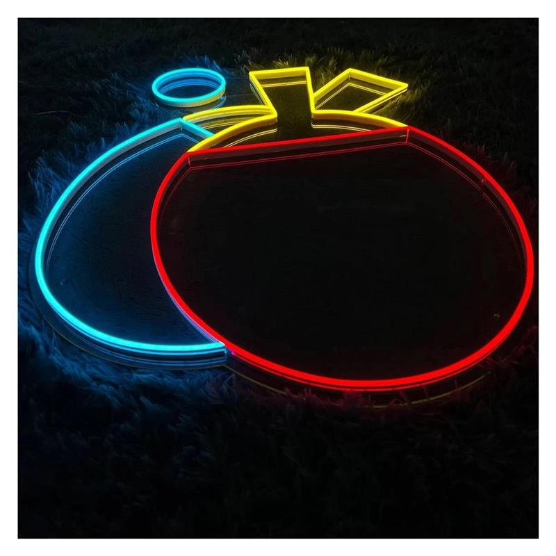 Tanda Neon LED Ping Pong Paddl - Hall Table Tennis ulasan dan harga