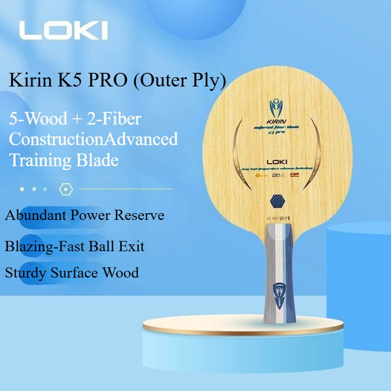 LOKI Kirin K5 PRO Raket Tenis  - Table Tennis Blades ulasan dan harga