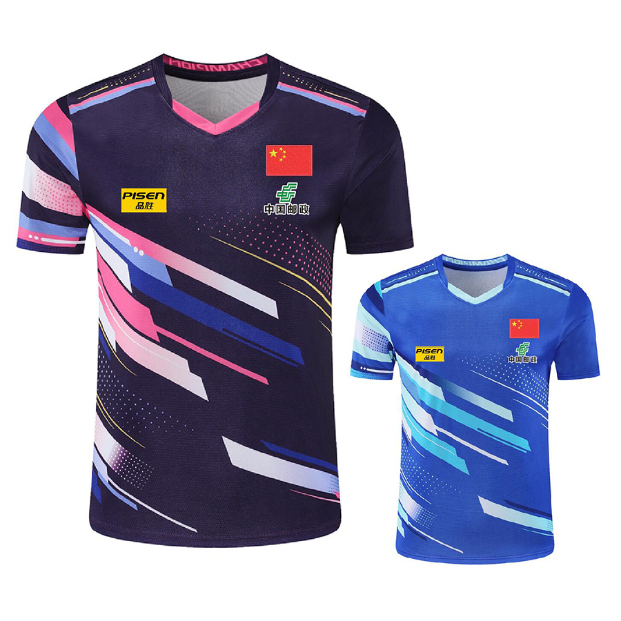 Personalisasi Logo Teks Piala  - Table Tennis Jersey ulasan dan harga