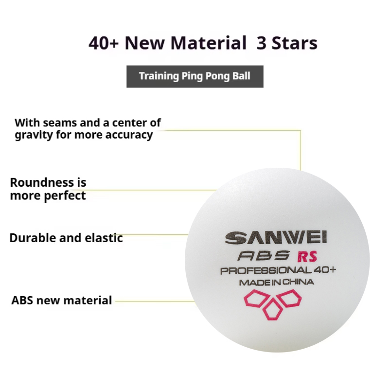 SANWEI RS40+ Bola Tenis Meja 3 - Table Tennis Vr ulasan dan harga