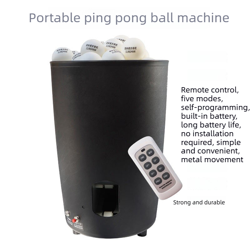Mesin Bola Tenis Meja Portabel - Table Tennis Robot ulasan dan harga