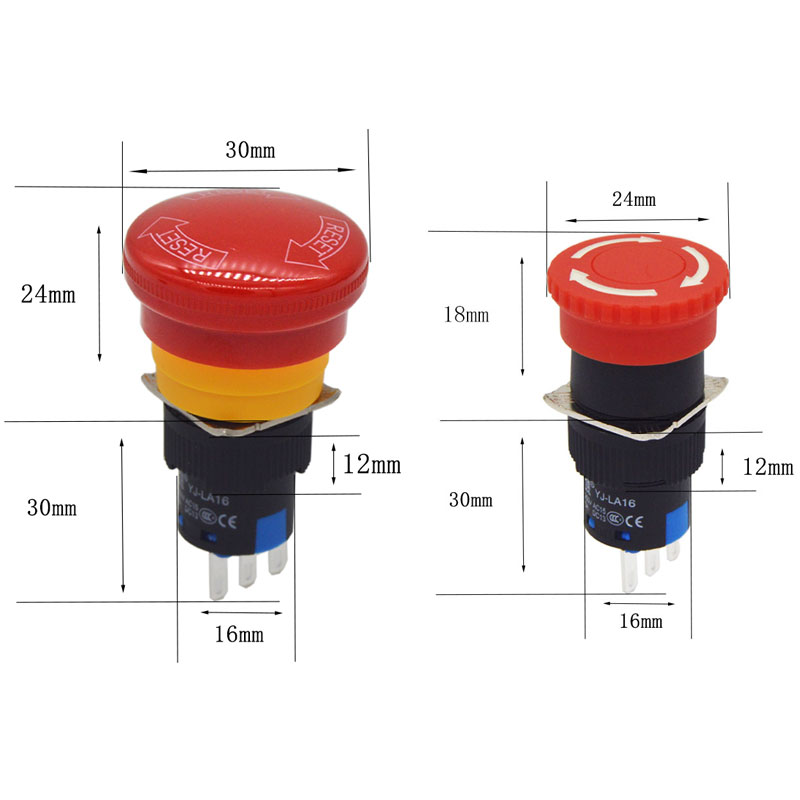 Saklar Tombol La16-11zs 3A / 2 - Table Tennis Eleven ulasan dan harga