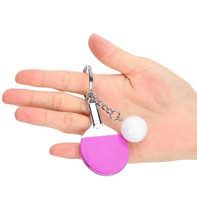 30 buah gantungan kunci raket  - Table Tennis Keychain ulasan dan harga