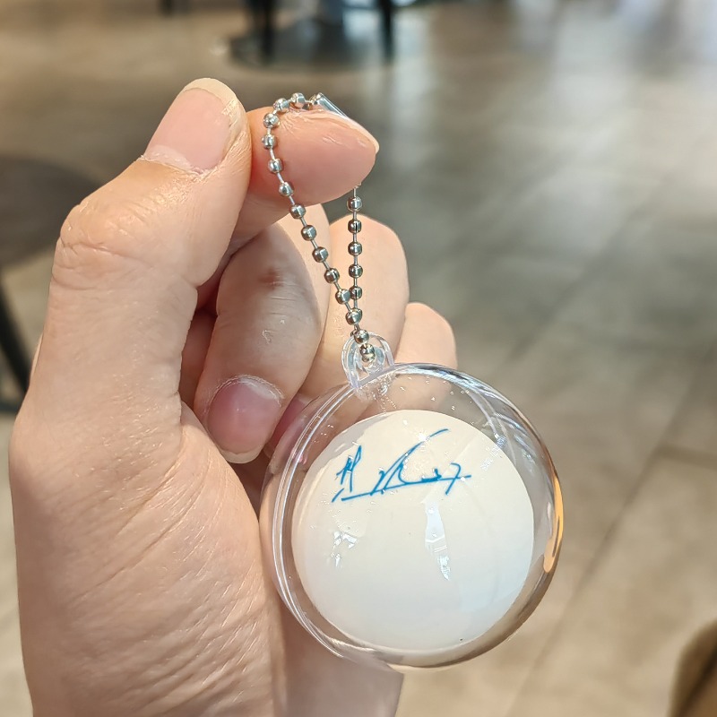 Gantungan Kunci Bola Tenis Mej - Table Tennis Keychain ulasan dan harga