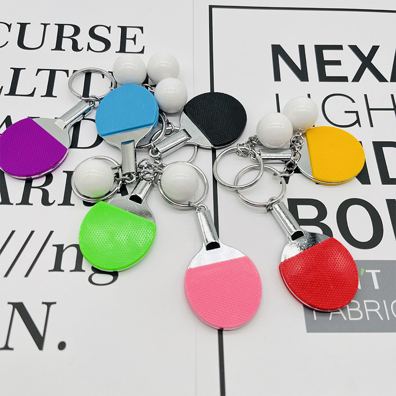 1 Buah Gantungan Kunci Raket T - Table Tennis Keychain ulasan dan harga