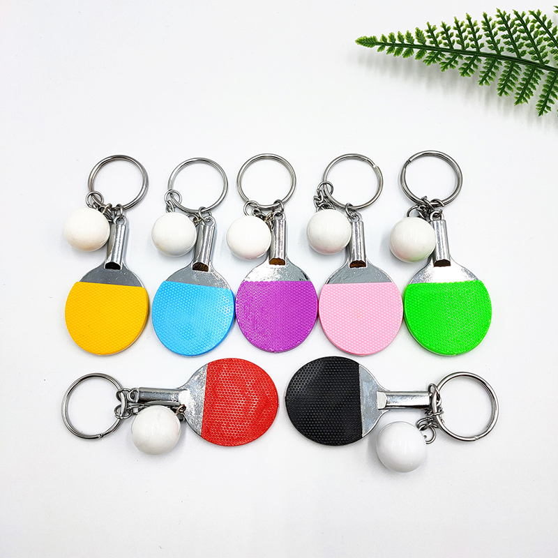 1 Buah Gantungan Kunci Raket T - Table Tennis Keychain ulasan dan harga