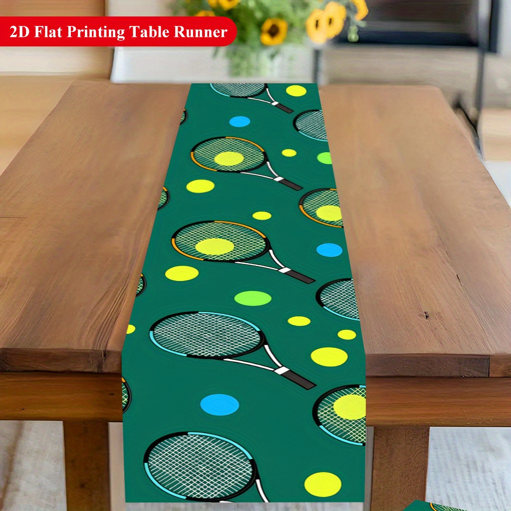 Taplak meja bermotif bola teni - Table Tennis News Today ulasan dan harga