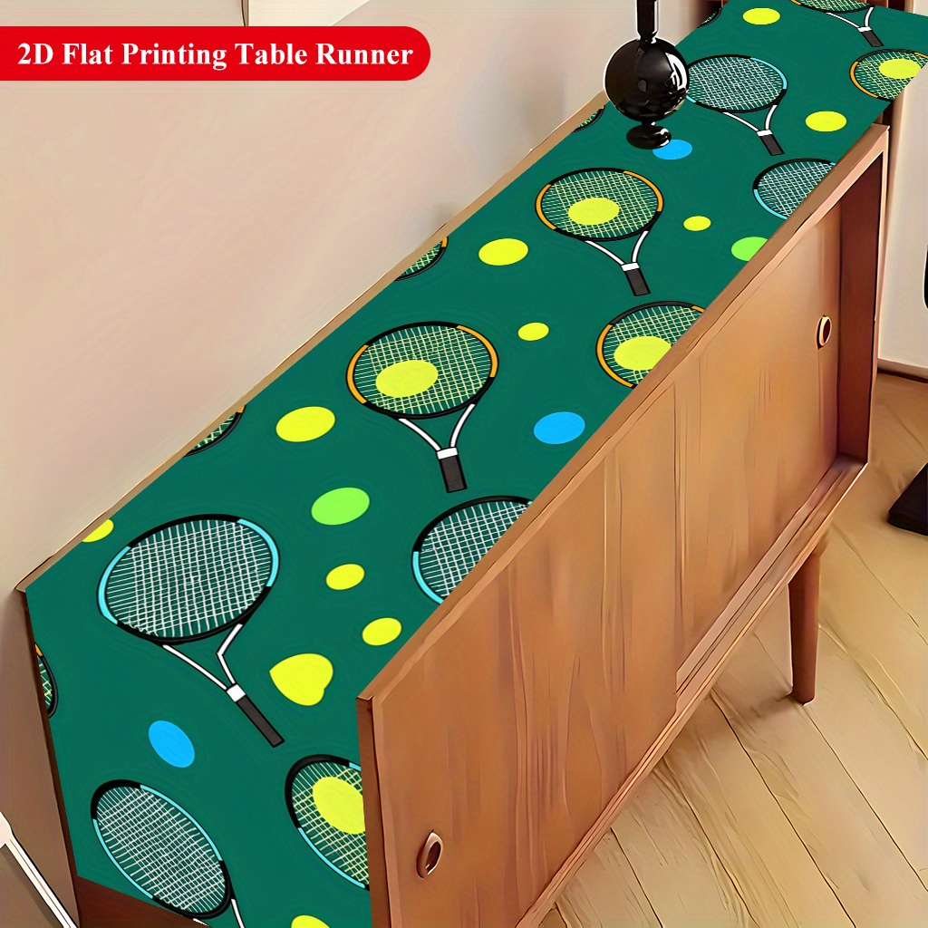 Taplak meja bermotif bola teni - Table Tennis News Today ulasan dan harga