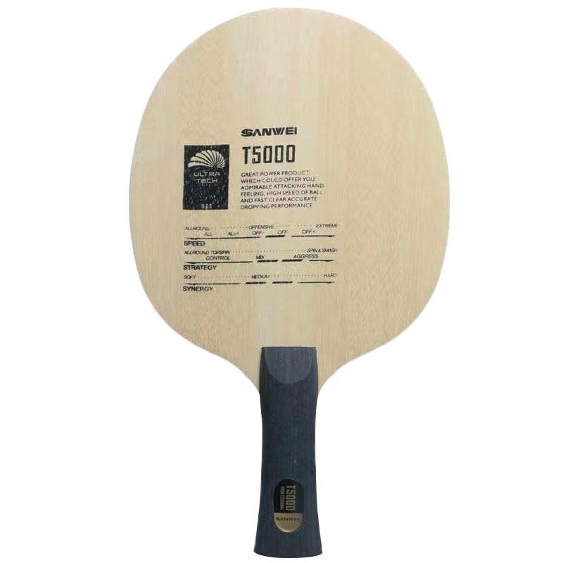 Pisau Tenis Meja Sanwei T5000  - Table Tennis Eleven ulasan dan harga